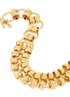 Sale St. John Christina Caruso Link Necklace Gold