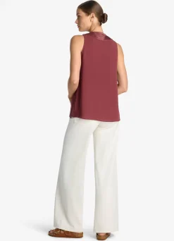 Online St. John Crepon Bib Shell Cranberry