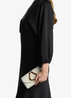 Online St. John Elaphe Water Snake Micro Handbag White