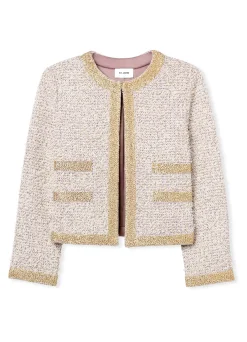 Online St. John Eyelash Sequin Tweed Jacket Sunflower Multi