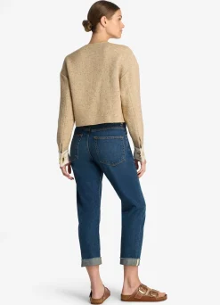 Discount St. John Italian Tweed Contrast Trim Short Jacket Light Sand