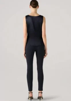 Online St. John Liquid Satin Shell Navy