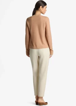 St. John Lurex Jersey Knit Cardigan Light Blossom