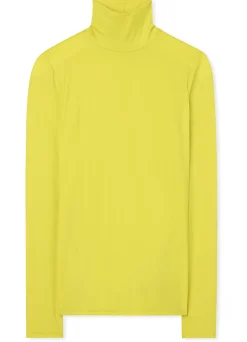 Sale St. John Nuda Turtleneck Top Dark Teal