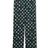 Clearance St. John Patchwork Polka Dot Pant Spruce Multi