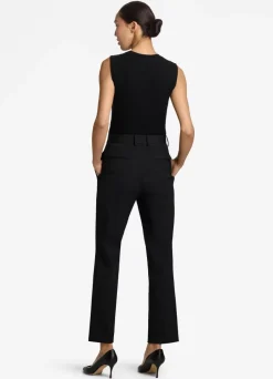 New St. John Sequin Knit Shell Black