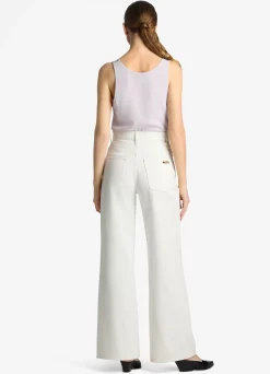 St. John Silk Crepe De Chine Shell Spruce