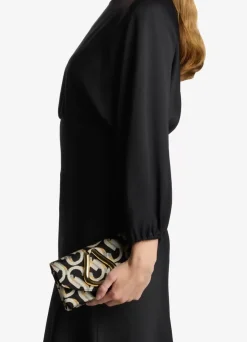 Clearance St. John Logo Loop Handbag Black Multi