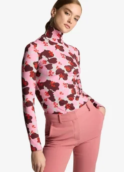 New St. John Stretch Italian Knit Cady Pant Rouge