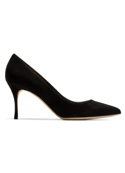 Best St. John Suede Pump Black