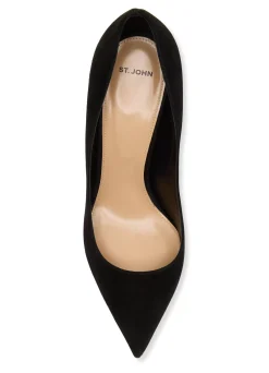 Best St. John Suede Pump Black