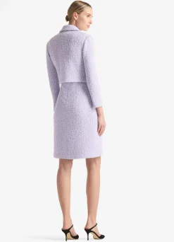 Outlet St. John Textured Eyelash Knit Jacket LLIM