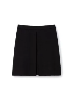 Online St. John Textured Tweed Skirt Black