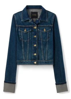 Clearance St. John The Melrose Jean Jacket Dark Indigo