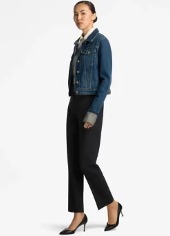 Clearance St. John The Melrose Jean Jacket Dark Indigo