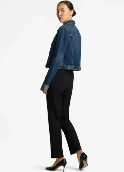 Clearance St. John The Melrose Jean Jacket Dark Indigo